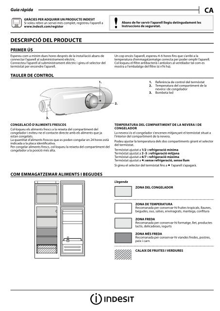 KitchenAid T 16 A1 D/I - Fridge/freezer combination - T 16 A1 D/I - Fridge/freezer combination CA (F093224) Setup and user guide