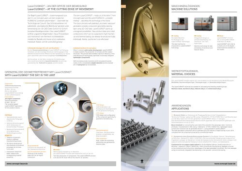 aerospace - Concept Laser GmbH - Hofmann Innovation Group