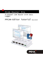 Tools\PCAN-Router Pro\Documentation\Tutorial ... - PEAK-System