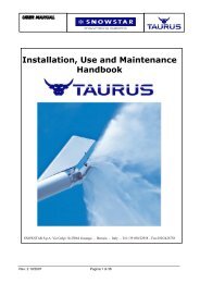 Installation, Use and Maintenance Handbook