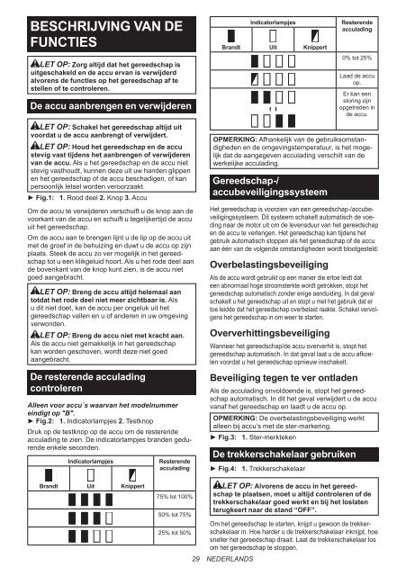 Makita Visseuse &agrave; chocs 18 V Li-Ion 170 Nm (Produit seul) - DTD153Z - Notice