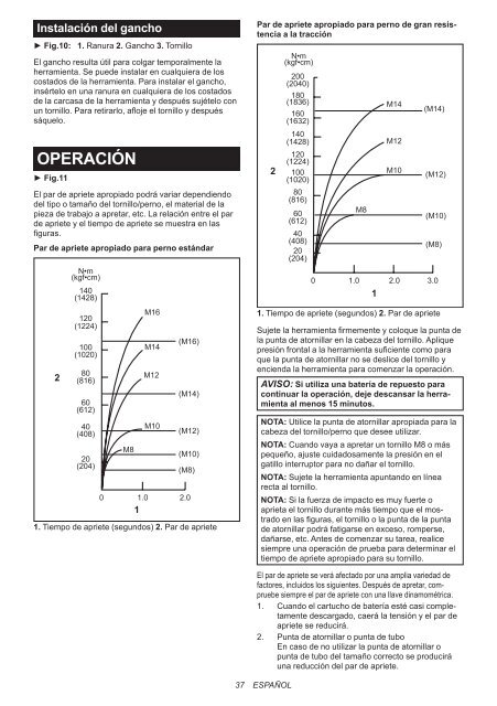 Makita Visseuse &agrave; chocs 18 V Li-Ion 170 Nm (Produit seul) - DTD153Z - Notice