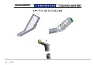 SNOWSTAR STICKS 2006