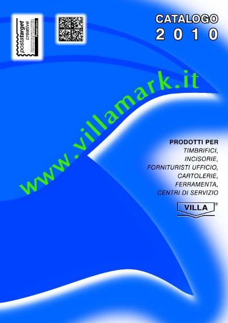 Catalogo per timbrifici, cartolerie e fornituristi ufficio - villamark.it