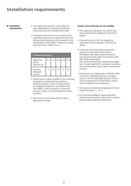 KNOB SYSTEM - Roth Werke