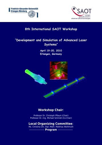 Development and Simulation of Advanced Laser Systems - SAOT
