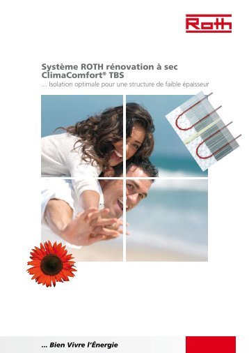 Système ROTH rénovation à sec ClimaComfort® TBS - Roth France