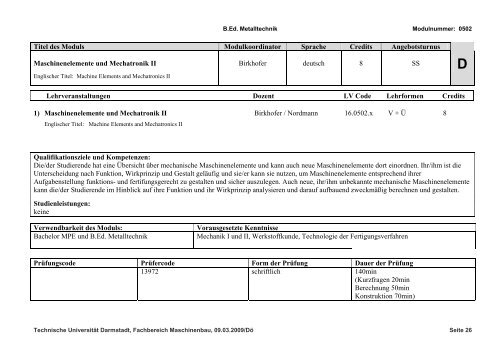 D - Technische Universität Darmstadt