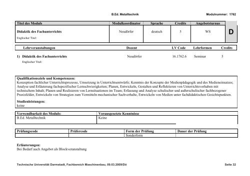 D - Technische Universität Darmstadt