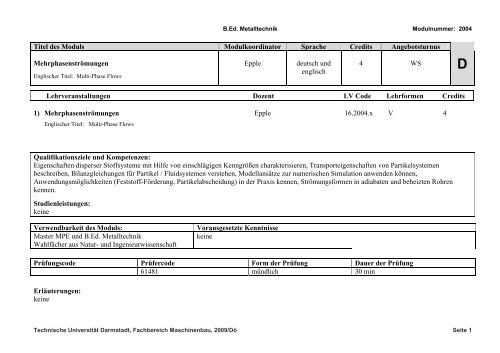 D - Technische Universität Darmstadt