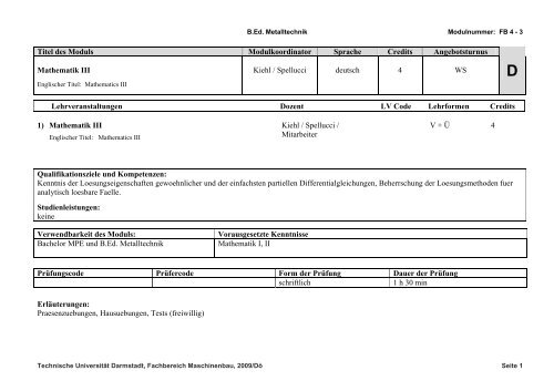 D - Technische Universität Darmstadt