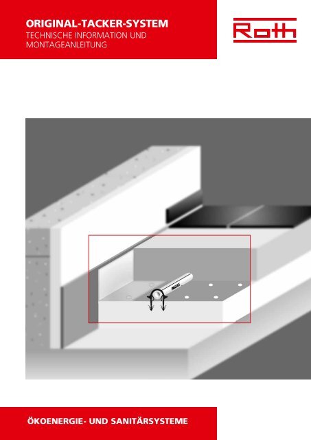ORIGINAL - TACKER-SYSTEM - Roth Werke
