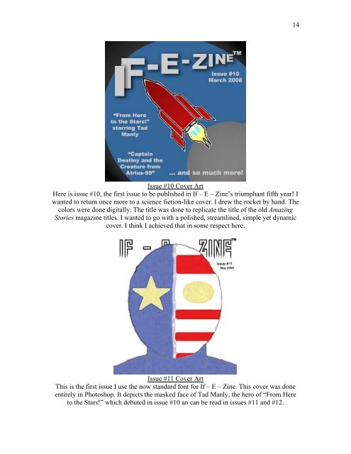 Issue #1 Notes - If - E - Zine