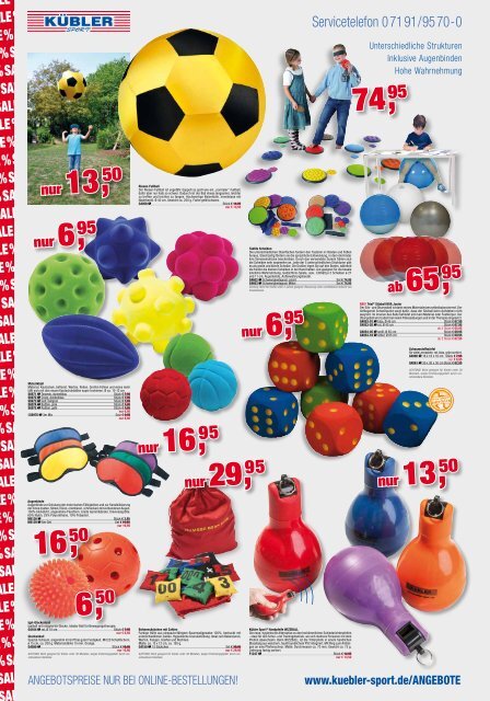 Kübler Sport Didacta Messe Flyer 2017