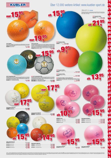 Kübler Sport Didacta Messe Flyer 2017