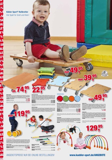 Kübler Sport Didacta Messe Flyer 2017