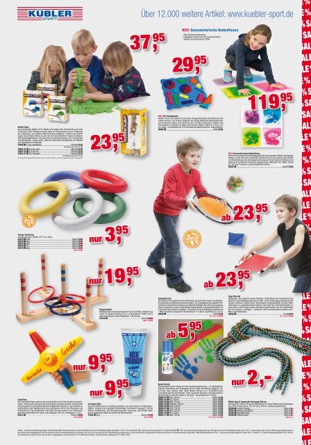 Kübler Sport Didacta Messe Flyer 2017