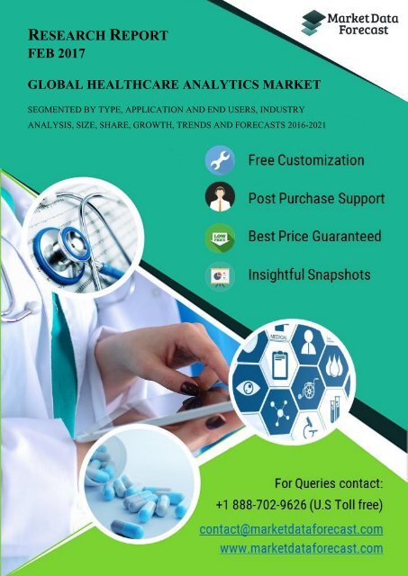 Healthcare analytics market Poised to reach USD 17.62 Bn by 2021