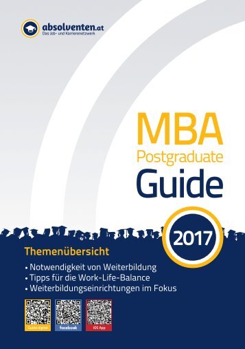 MBA KarriereGuide 2017