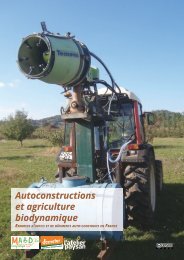 Recueil d'autoconstructions en biodynamie