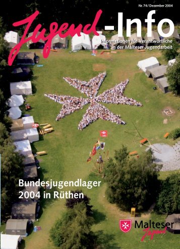 Bundesjugendlager 2004 in Rüthen - Malteser Jugend Diözese ...
