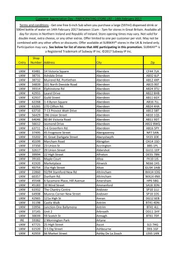 1302customerappreciationday14thfebruaryparticipatingstorelist