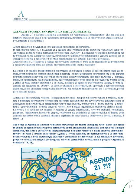 agenda 21 - ARPA Lazio