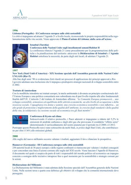 agenda 21 - ARPA Lazio
