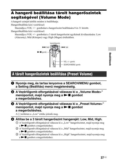 Sony NW-A607 - NW-A607 Istruzioni per l'uso Ungherese