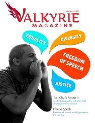 Valkyrie Winter 2017 - Issue 2