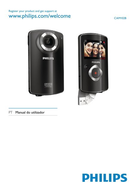 Philips Cam&eacute;ra HD - Mode d&rsquo;emploi - POR