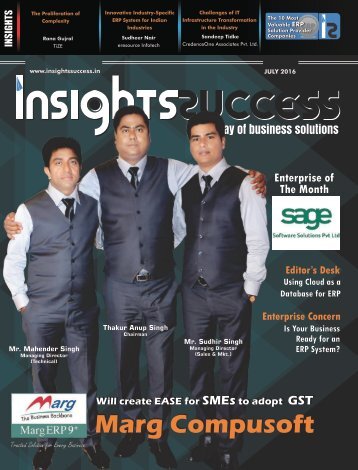 Insights Success The 10 Fastest Growing ERP Solution Providers 2016