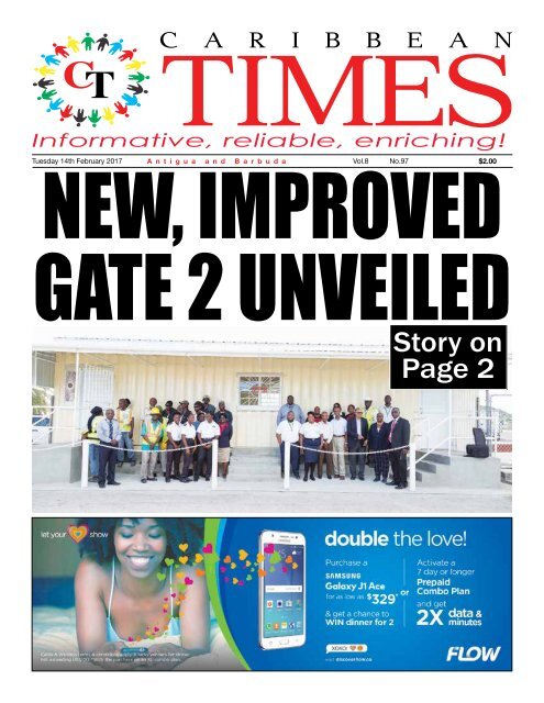 Caribbean Times 97th Issue - Tuesday 14th February 2017