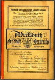 Adressbuch Bernburg 1929-1930