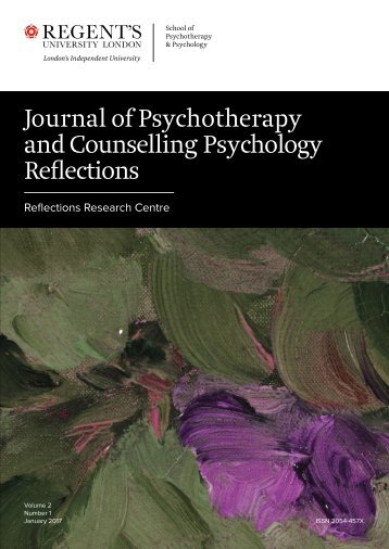 Journal of Psychotherapy and Counselling Psychology Reflections