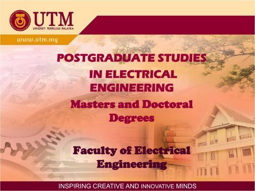 POSTGRADUATE STUDIES IN ELECTRICAL ENGINEERING ...