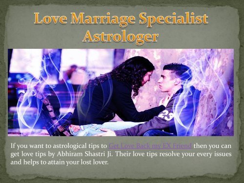 Love Marriage Specialist Astrologer