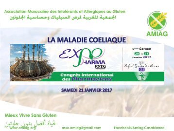 LA MALADIE COELIAQUE   A EXPOPHARMA 2017