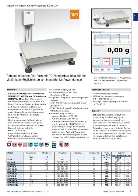 Kern Waagen - Gesamtkatalog 