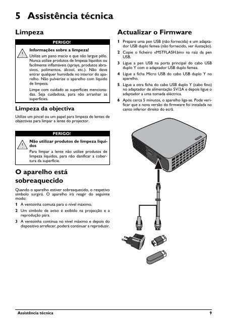 Philips PicoPix Projecteur de poche - Mode d&rsquo;emploi - BRP