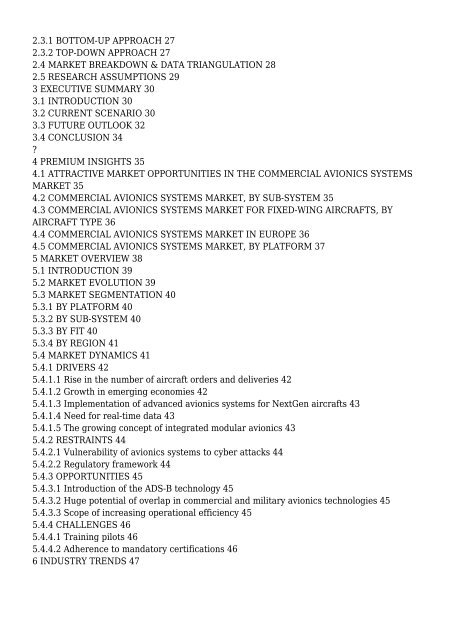 Commercial Avionics Systems Market - Global Forecast to 2020