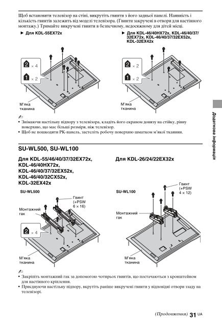 Sony KDL-40HX720 - KDL-40HX720 Istruzioni per l'uso Russo