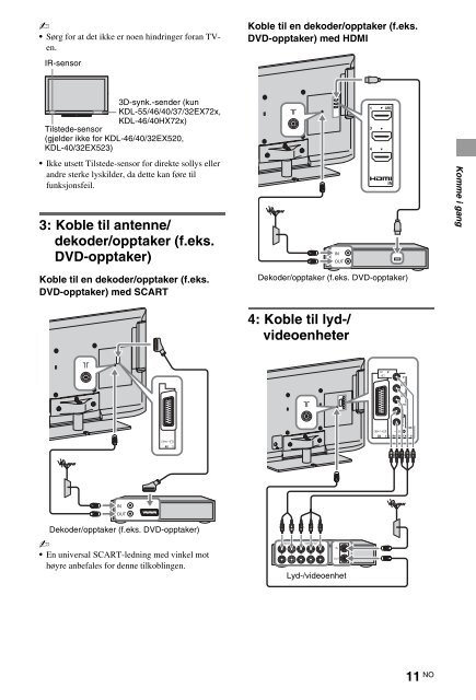 Sony KDL-40HX720 - KDL-40HX720 Istruzioni per l'uso Greco