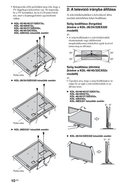 Sony KDL-40HX720 - KDL-40HX720 Istruzioni per l'uso Greco