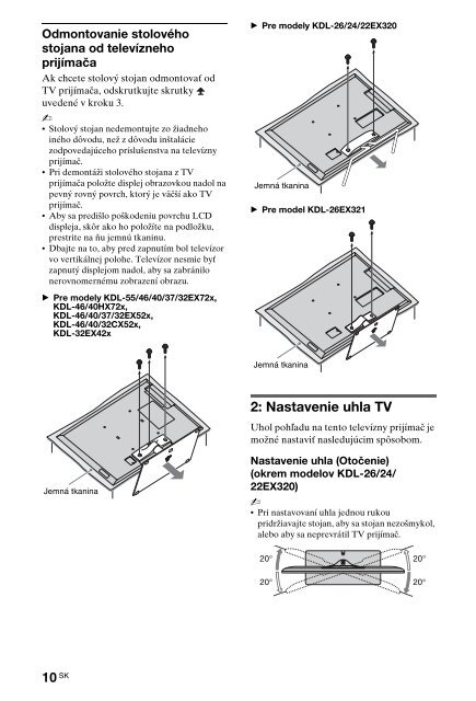 Sony KDL-40HX720 - KDL-40HX720 Istruzioni per l'uso Greco