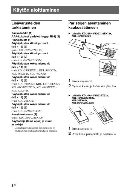 Sony KDL-40HX720 - KDL-40HX720 Istruzioni per l'uso Italiano