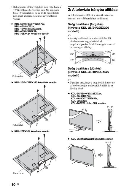 Sony KDL-40HX720 - KDL-40HX720 Istruzioni per l'uso Greco