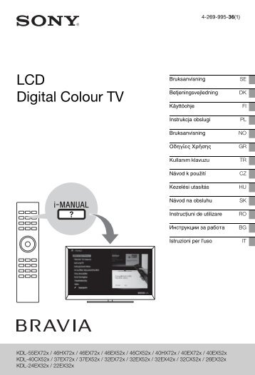 Sony KDL-40HX720 - KDL-40HX720 Istruzioni per l'uso