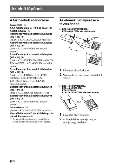 Sony KDL-40HX720 - KDL-40HX720 Istruzioni per l'uso