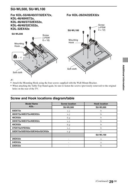 Sony KDL-40HX720 - KDL-40HX720 Istruzioni per l'uso Inglese